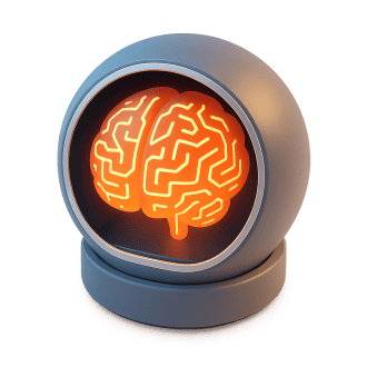 AI solutions icon representing VirtuWorks artificial intelligence services