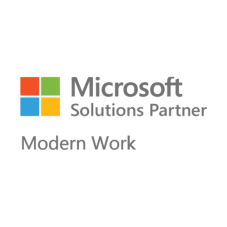 Microsoft Solutions Partner for Modern Work certification badge