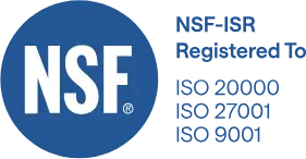 NSF-ISR ISO 27001 Certified IT Services