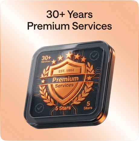 30+ Years Premium Services