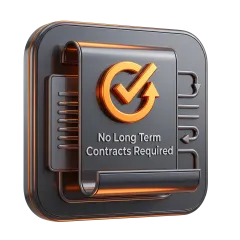No Long-Term Contracts Required